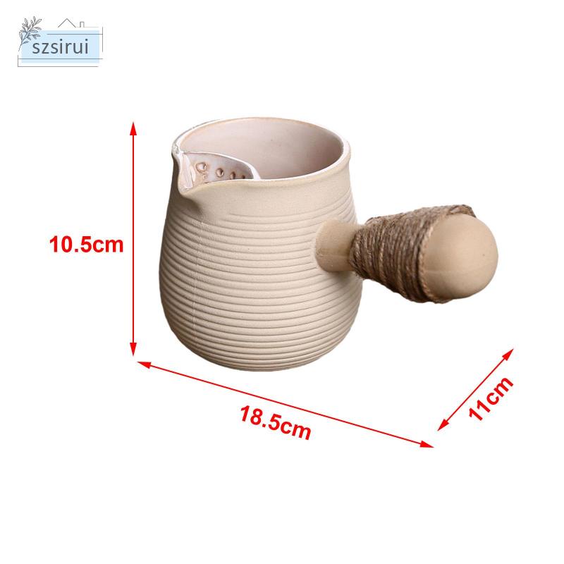 Ấm Trà Bằng Sứ Có Tay Cầm Tiện Dụng Cho Gia Đình / Khách Sạn