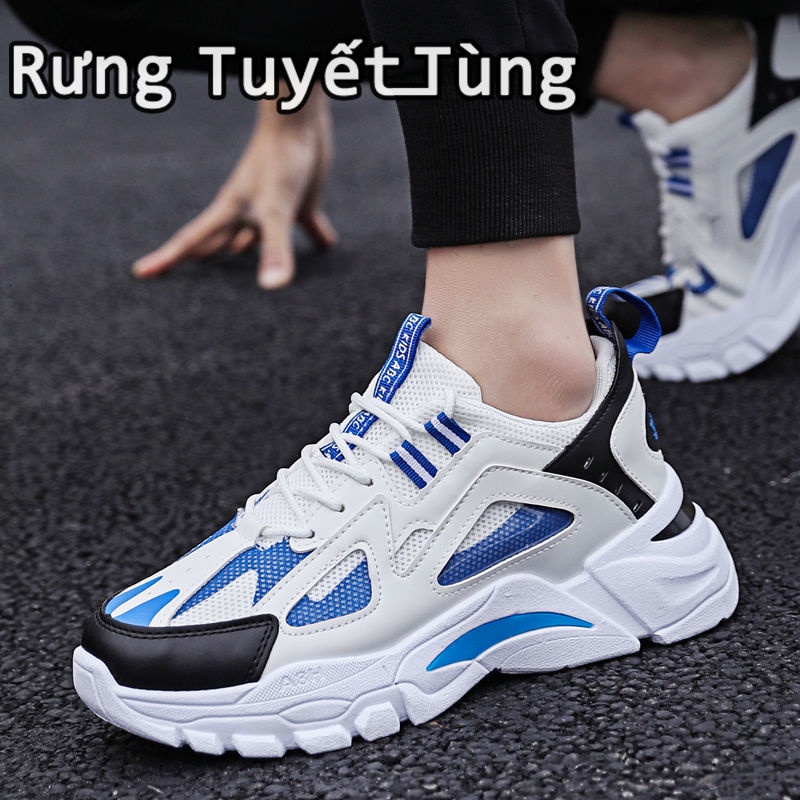 SHANMUSENLIN☘Giày Thể Thao Nam Thời Trang Hàn Quốc Năng Động