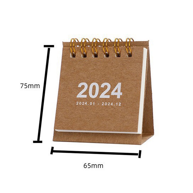 Lịch Để Bàn 2024 mini Hình Động Vật Dễ Thương
