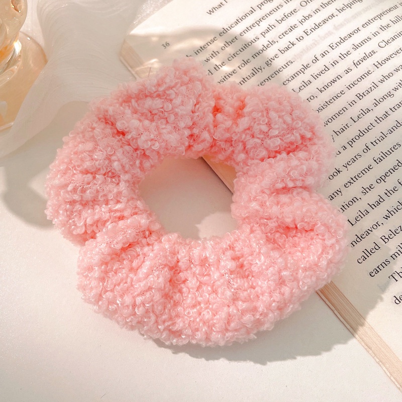 Dây Cột Tóc Đuôi Ngựa Bằng Vải Bông Mềm Co Giãn Dễ Thương Phong Cách Hàn Quốc