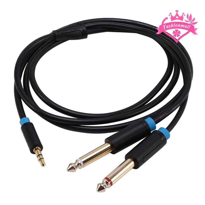 VENTION Set 4 Dây Cáp Âm Thanh Chuyển Đổi jack 3.5mm Sang 6.35Mm Mạ Vàng 6.5mm Chuyên Dụng Cho Loa Khuếch Đại Âm Thanh