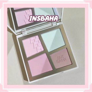 Insbaha bảng phấn má hồng bắt sáng bốn màu trang điểm nổi bật