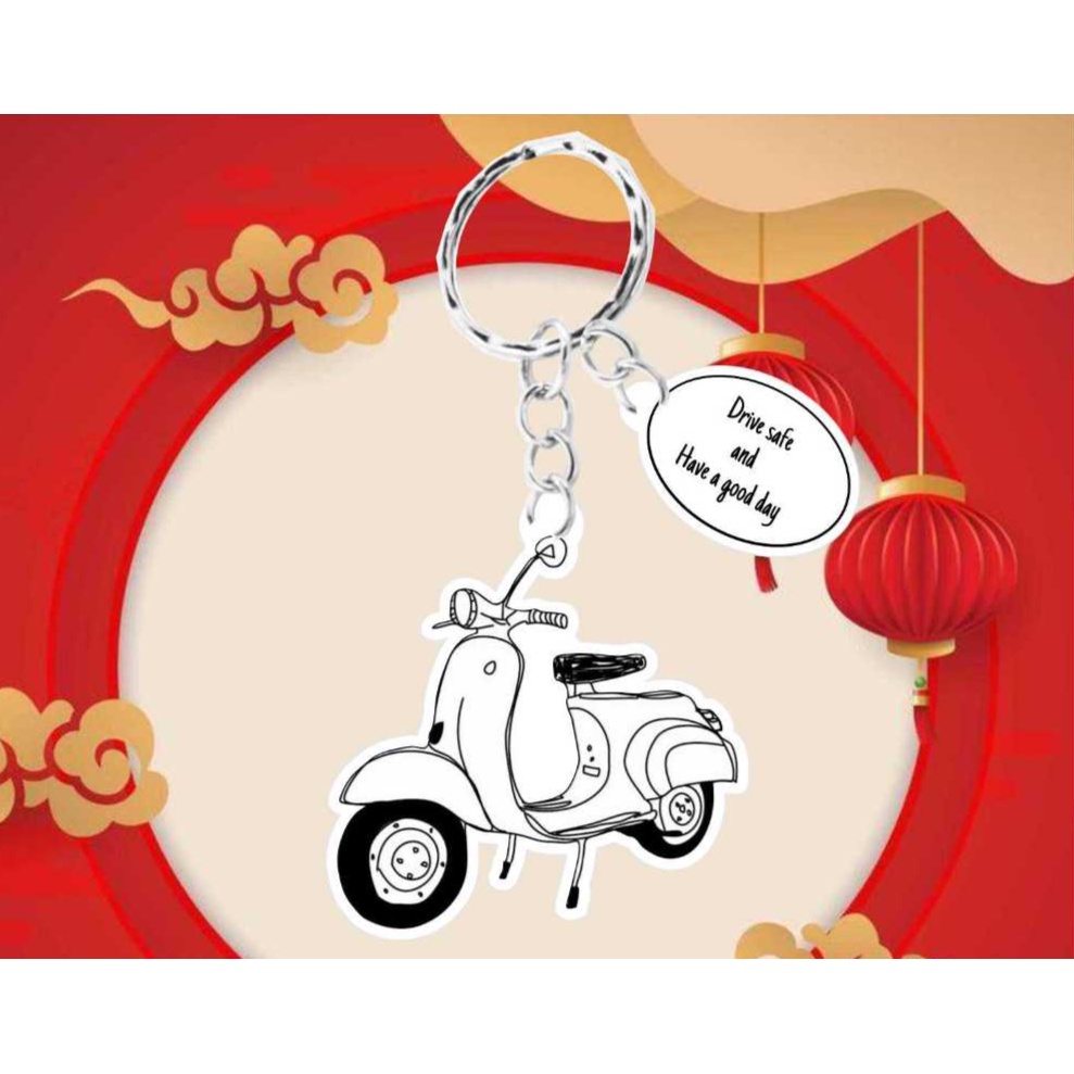 Móc khóa Drive Safe -lái xe an toàn
