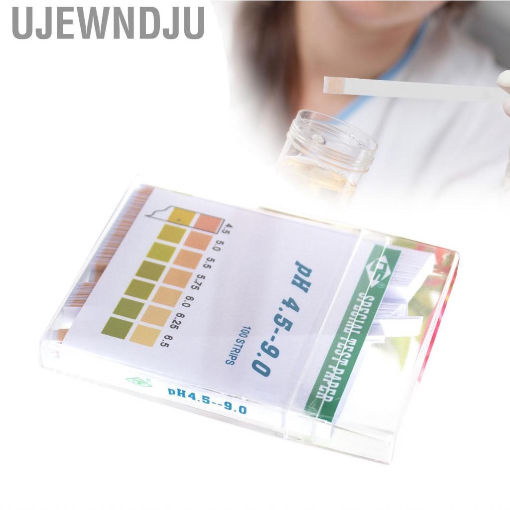 Ujewndju PH Paper  Test 100PCS Small 4.5‑9.0 Quick Testing for Soil Cosmetics