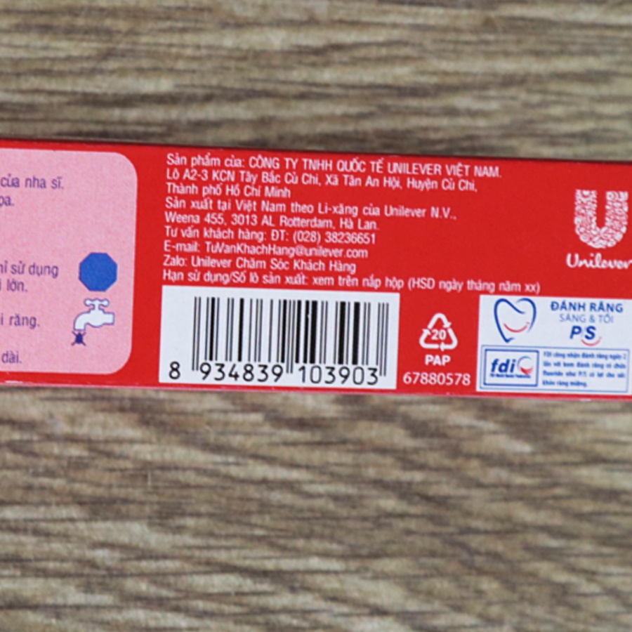 Kem đánh răng PS Bé Ngoan hương Dâu 35g