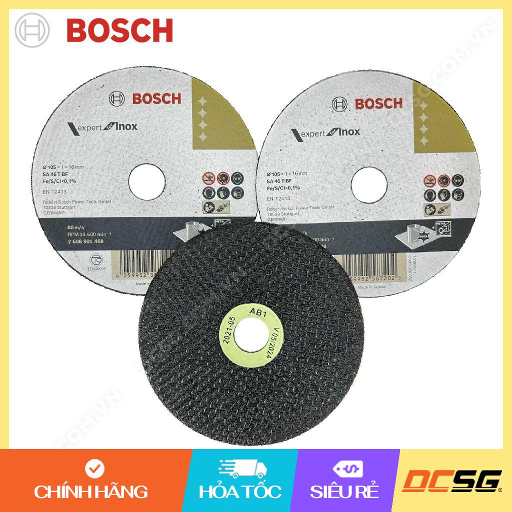 Đá cắt inox dòng chuyên nghiệp 105x1x16mm BOSCH 2608901468 | DCSG