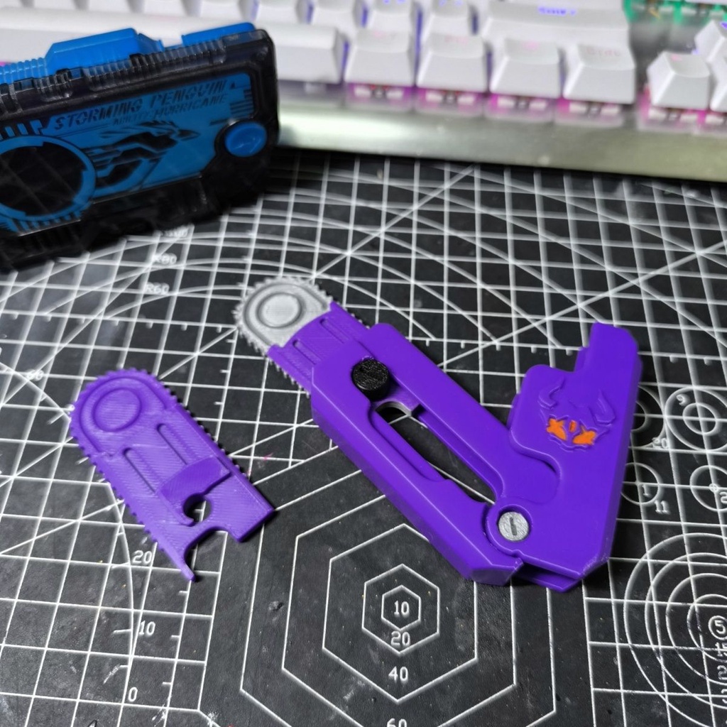 Kamen rider extreme fox overlord Dao Cắt Cà Rốt Phong Cách ins diy Cùng Một Tông Màu Phong Cách cos Dao Công Nghệ Màu Đen