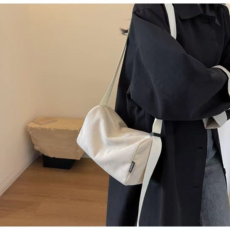 Thời Trang Túi Đeo Chéo Vải Sọc Phong Cách Mới 2023