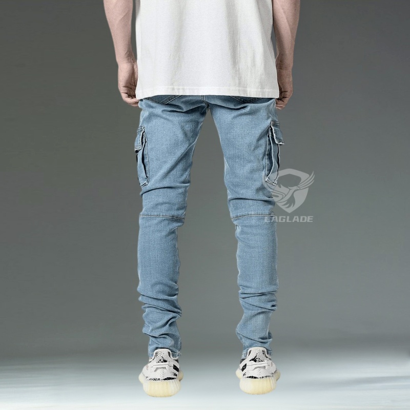 Quần Jean Nam skinny, MàU Xanh Dương l0066