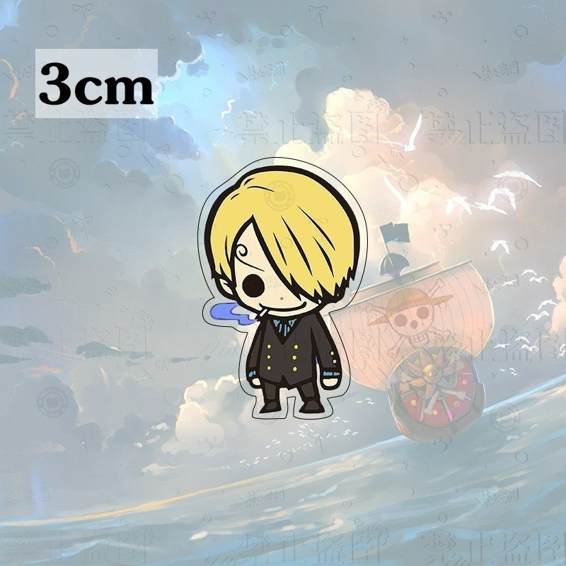 MÔ HÌNH Standee ONE PIECE ĐẢO HẢI TẶC ver MẮT ĐEN anime tượng mica trong acrylic chibi trong xinh xắn