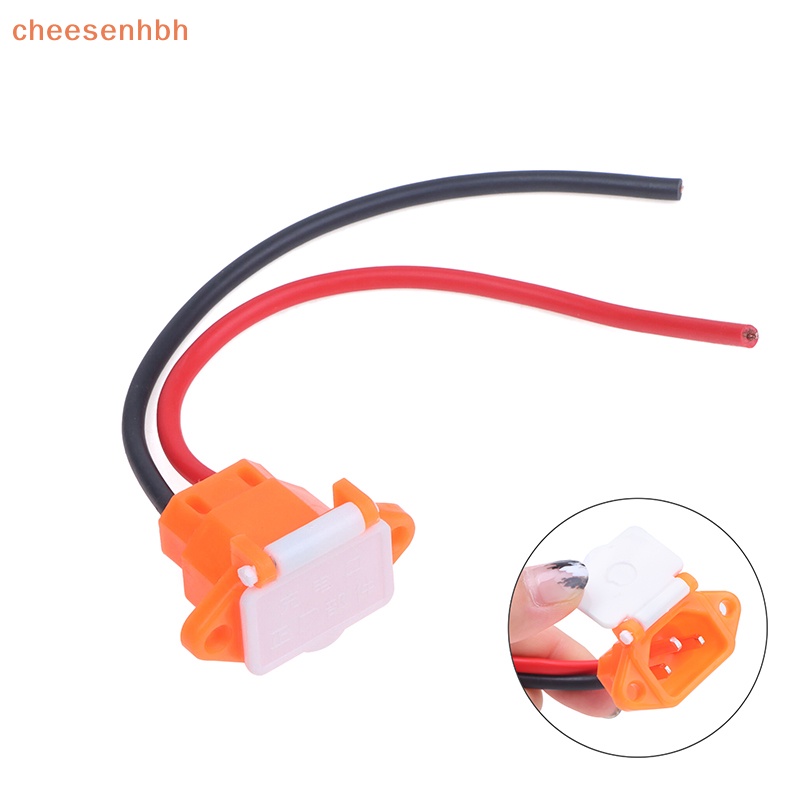 Ổ Cắm Sạc Ba Chân Kèm Dây Cáp 12AWG Cho Xe Điện 36V 48V