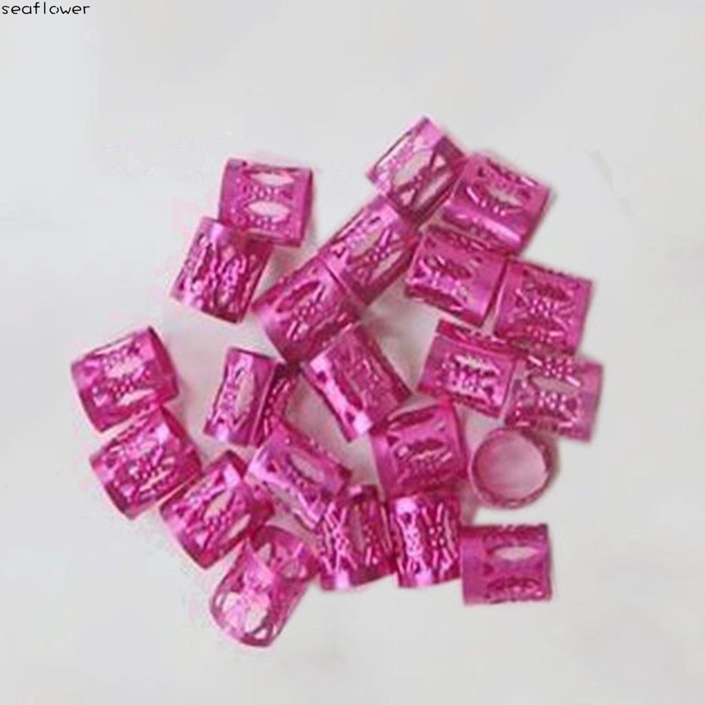 Set 100 Dây Cột Tóc Nhiều Màu Ngọt Ngào Thời Trang charms