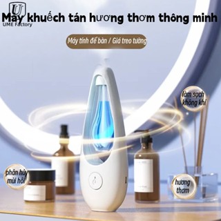 Máy Xịt Thơm Phòng Tự Động, Nước Hoa Thơm Phòng ,bình xịt phòng tự động,6 Mùi Hương Lựa Chọn, Tích Hợp Pin Sạc Pin dung lượng lớn với tuổi thọ pin dài