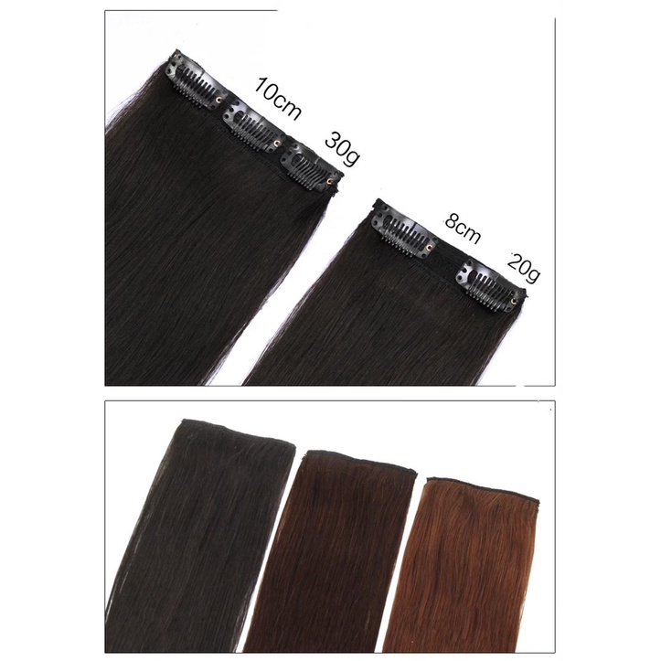 TÓC KẸP TÓC THẬT 10*60/30G