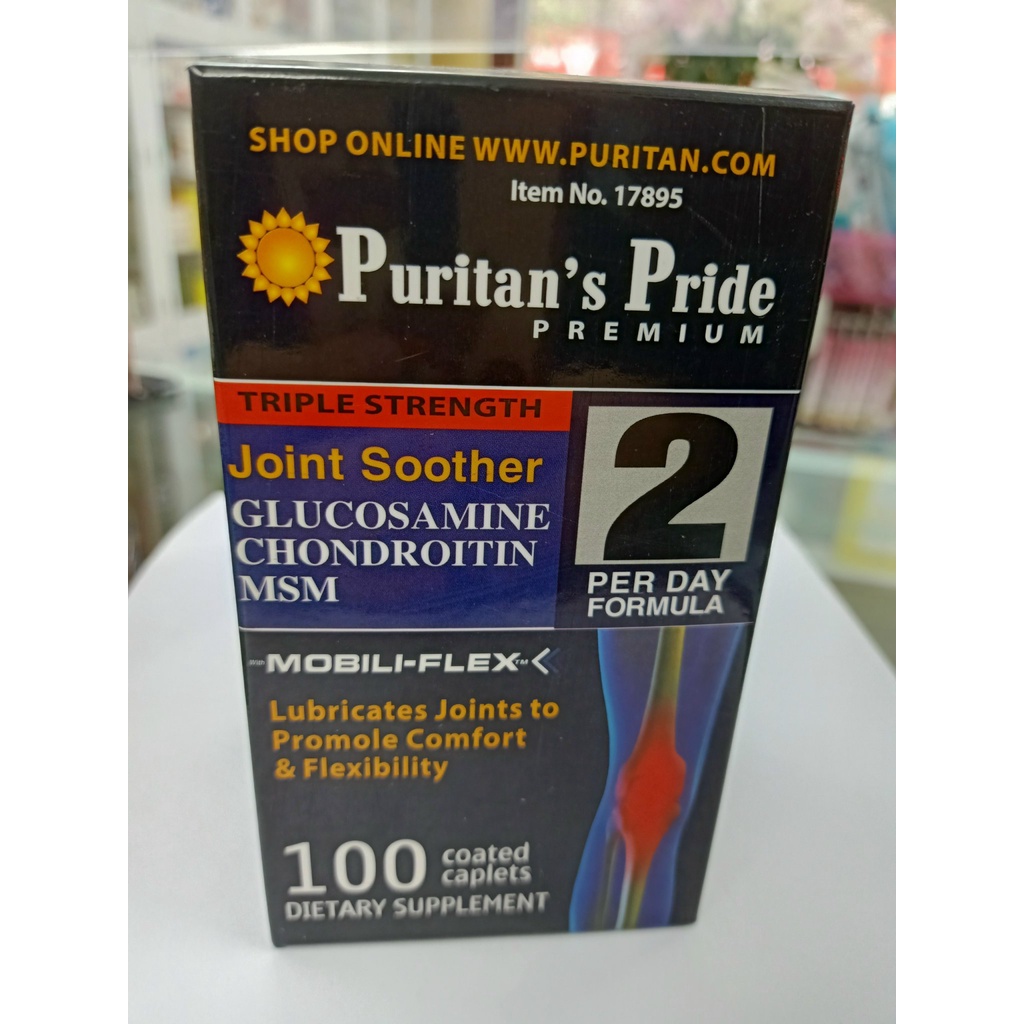 Glucosamin Joint Soother Puritan’s Pride 100 Viên – viên uống bổ xương khớp