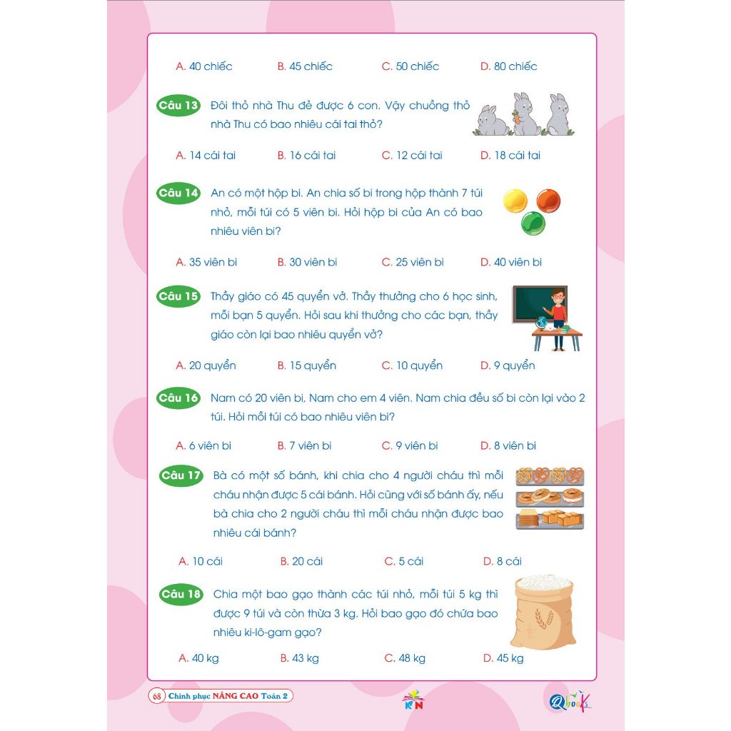 Sách Chinh Phục Nâng Cao Toán Lớp 2 - Kết Nối Tri Thức Với Cuộc Sống - Cả Năm  - Bản Quyền