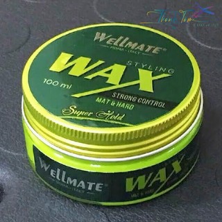 Wax vuốt tóc nam Wellmate Styling Strong Control 100ml