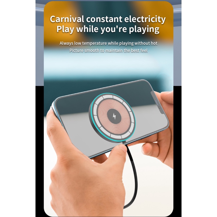 Inovagen Đế Sạc Điện Thoại Không Dây 15w 10w 15w Có Đèn Thoáng Khí Dành Cho android