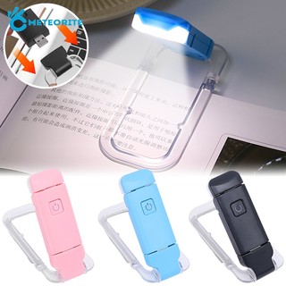 Đèn led đọc sách để bàn 3 chế độ sáng cổng sạc usb đa năng có thể gấp lại với kẹp sách