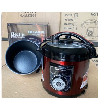 Nồi áp xuất đa năng Sharp 6 lít 226, 180s, 1800, 132 - Nồi cơm điện ThaiLand