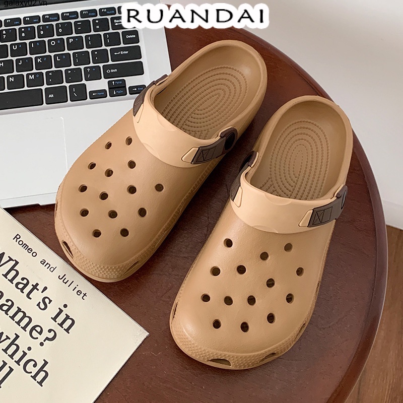 RUANDAI dép sandal nữ dép đi biển dép đế cao Thoải Mái Xinh Xắn  B98G1GT 34Z230826