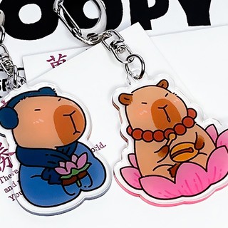 Móc Khóa Acrylic Hình Capybara Hoạt Hình Đáng Yêu