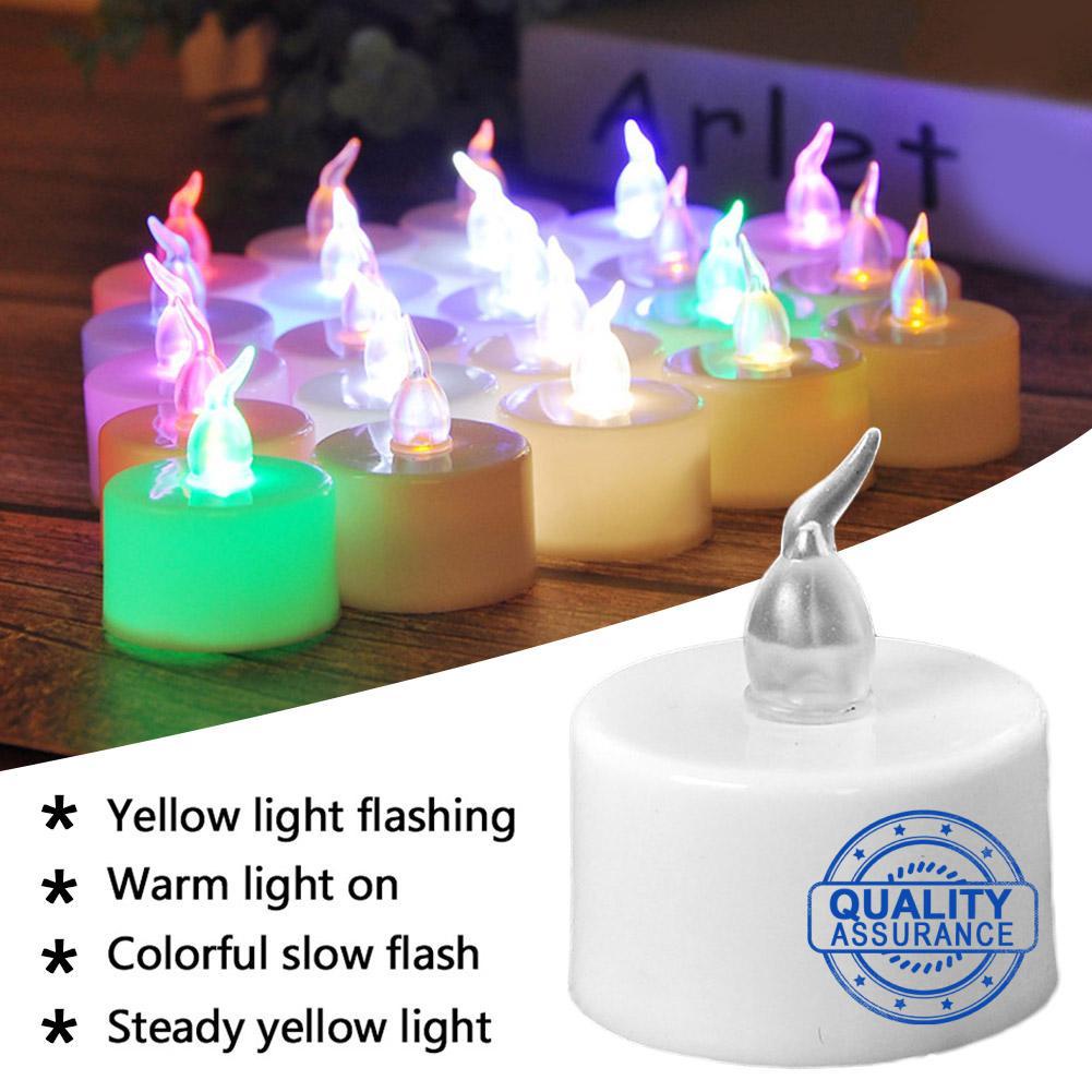 Đèn LED Nến Điện Tử Không Lửa Chạy Bằng Pin E3N6