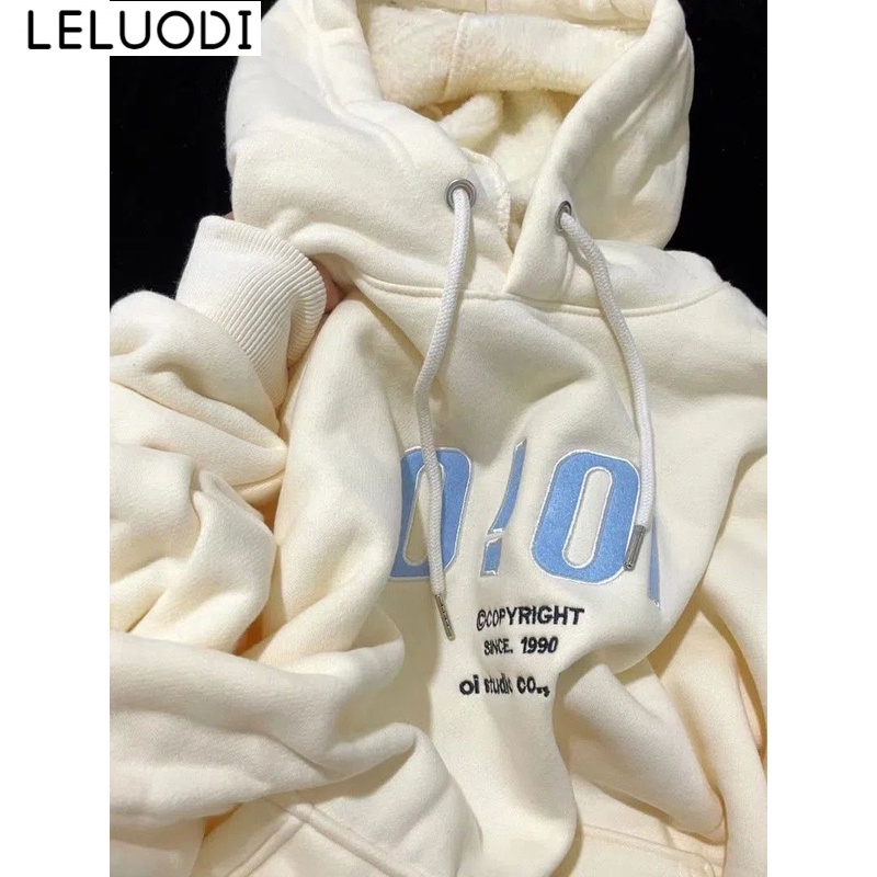 Nuyoah Áo Khoác hoodie áo khoác nữ zip hoodie cổ xưa Popular cozy trendy WWY24101T0 1Z240104