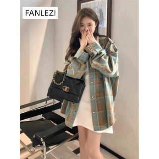 FANLEZI Áo Sơ Mi áo sơ mi nữ áo kiểu hàn quốc Định hình xu hướng độc đáo chic tráng lệ WCS23B0D43 3Z240119