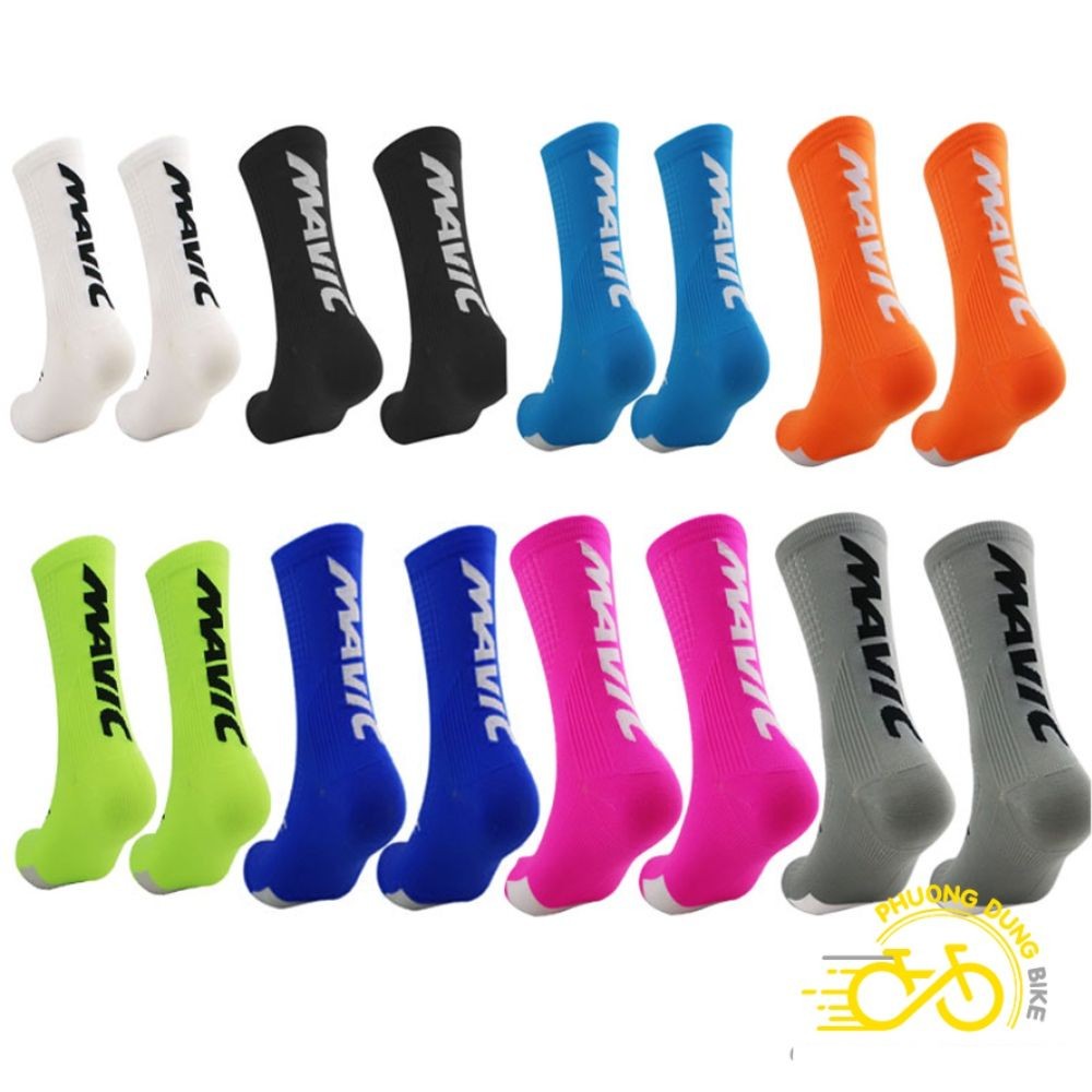 Tất (Vớ) chân thể thao đi xe đạp MAVIC 01