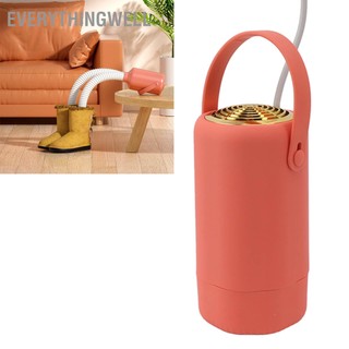EverythingWell Máy sấy quần áo cầm tay nhỏ có ống giày để giặt tại nhà màu cam snowa