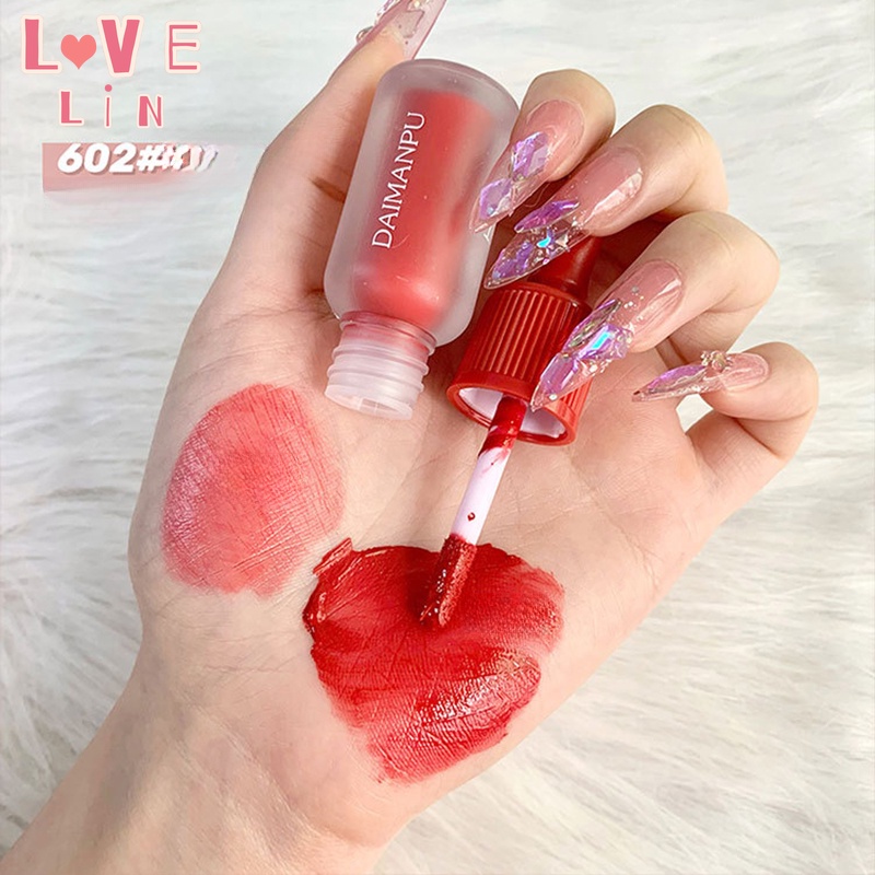 Son Kem Lì Hình Chai Sữa Nhỏ Bề Mặt Sương Mù Màu Trắng Phong Cách Học Sinh