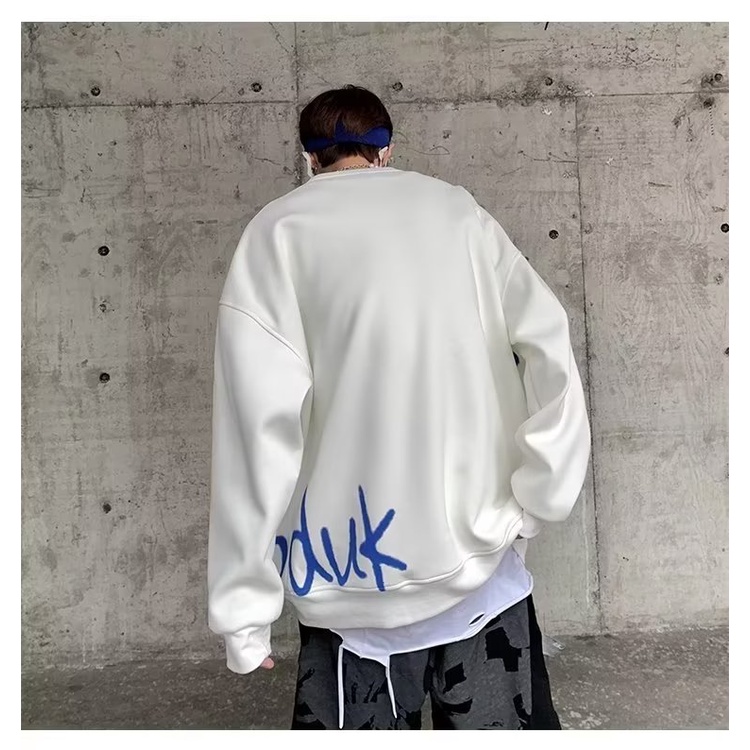 Áo Thun Tay Dài Cổ Tròn Dáng Rộng Thời Trang Cho Nam Giới size m-8xl