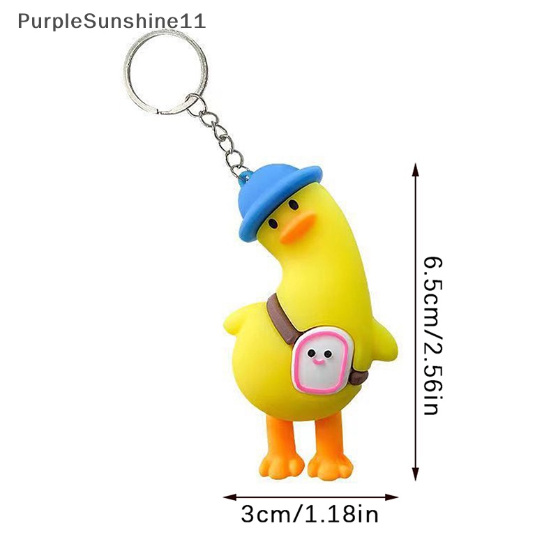 Móc Khóa Cao Su Mềm Hình Vịt Sáng Tạo Dễ Thương Thời Trang Mới Năm 2023 n