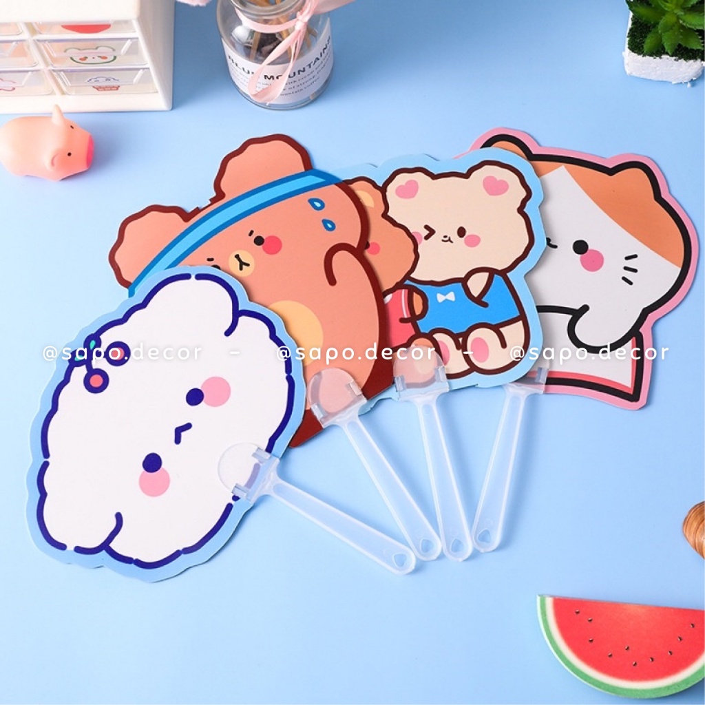 Quạt tay hình dễ thương - Sapo Decor 180
