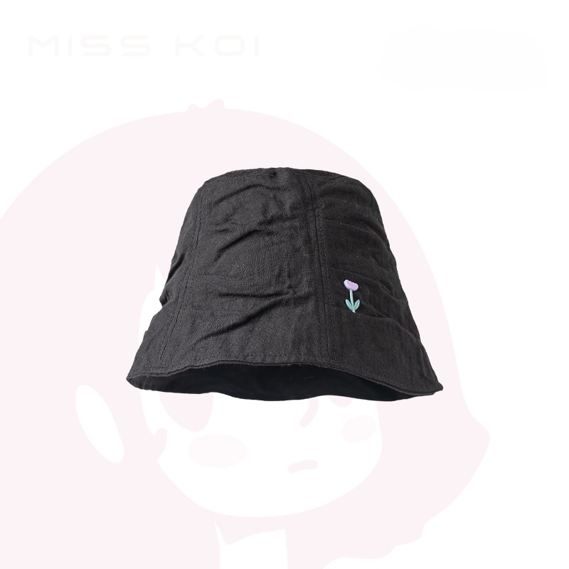 Misskoi  Mũ Tai Bèo cotton Lanh Thiết Kế Nhỏ Nhắn Phong Cách Nhật Bản Chống Nắng Mùa Hè Dễ Phối Đồ Cho Nữ