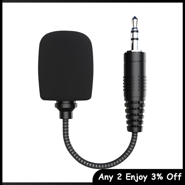 Micro mini jack 3.5mm Chống Ồn Linh Hoạt Cho Điện Thoại / Máy Tính