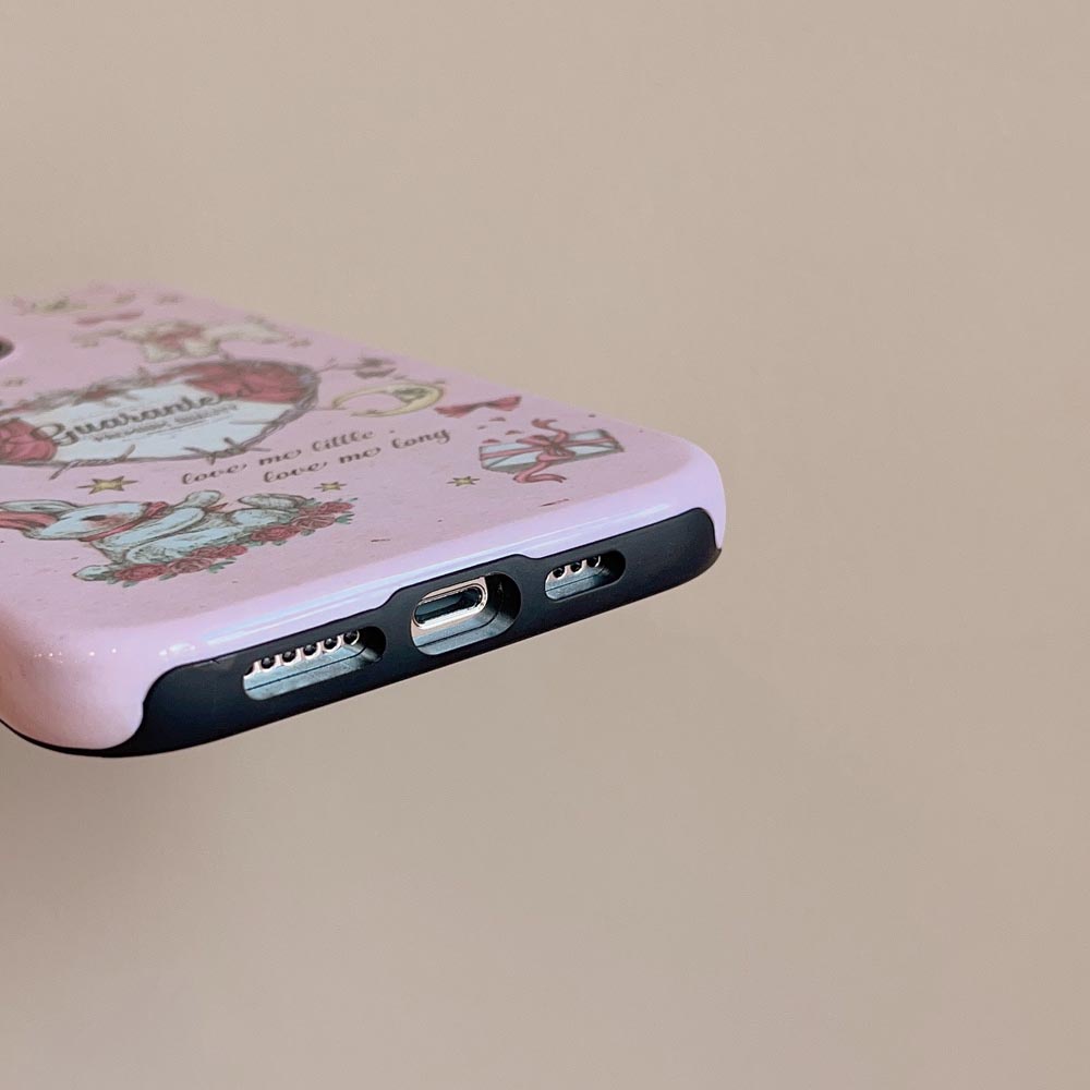 Vỏ Bao Da Điện Thoại Cứng Hình Thỏ Bông Cho iphone 11 12 12pro 12promax 13 13pro 13promax 14 14pro 14promax Ốp
