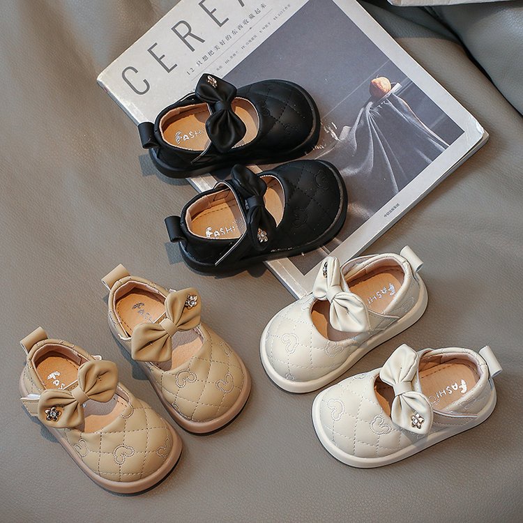 Giày Đế Bằng Dễ Thương Thoải Mái Cho Bé Sơ Sinh