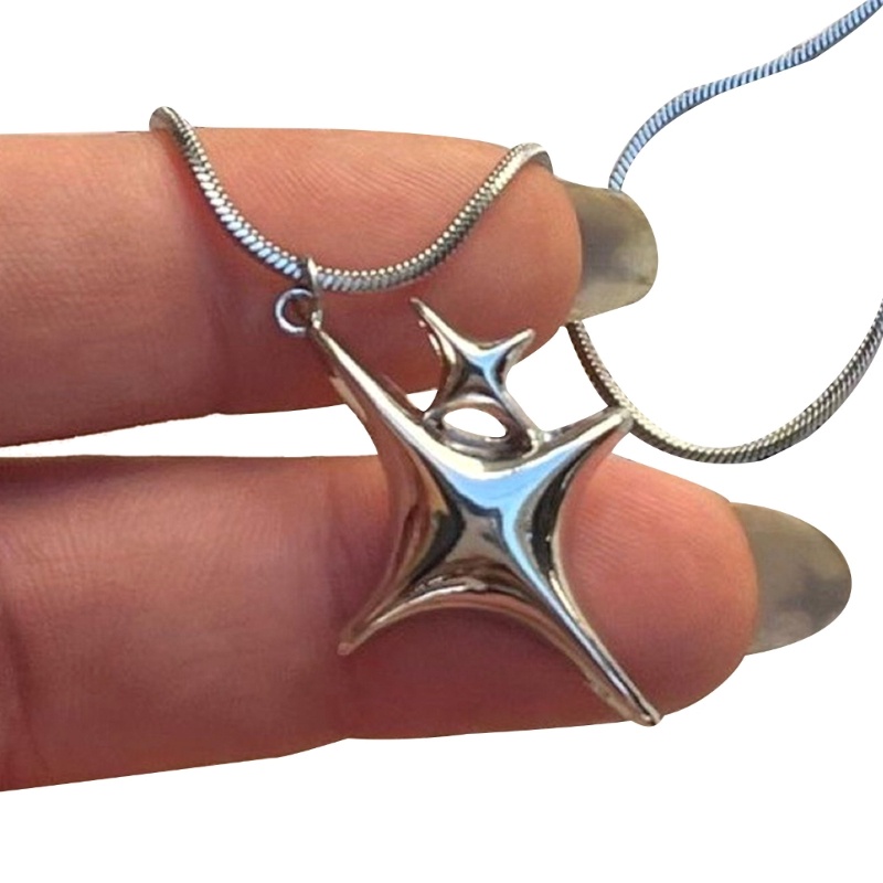 Vòng cổ Dạng Chuỗi Hình Ngôi Sao coo Phong Cách hip hop y2k awn Cho Nữ