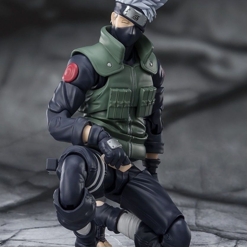 Hàng Có Sẵn bandai soul shf s.h. Figma Nhân Vật naruto shippuden flag Mu Kakashi 2.0