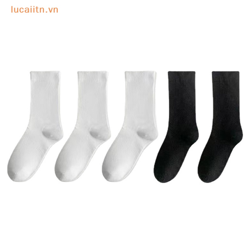 Vớ Len cotton Dài Màu Trơn Thời Trang Cho Nữ vn