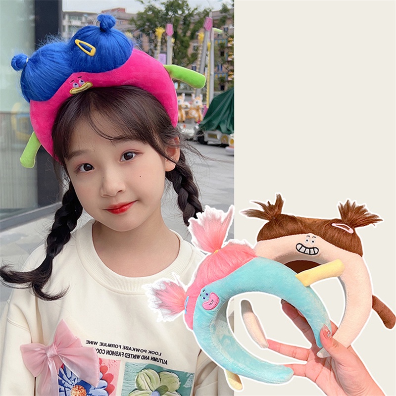 Băng Đô Lông Nhung Màu Hồng Thời Trang Thu Đông Dành Cho Nữ