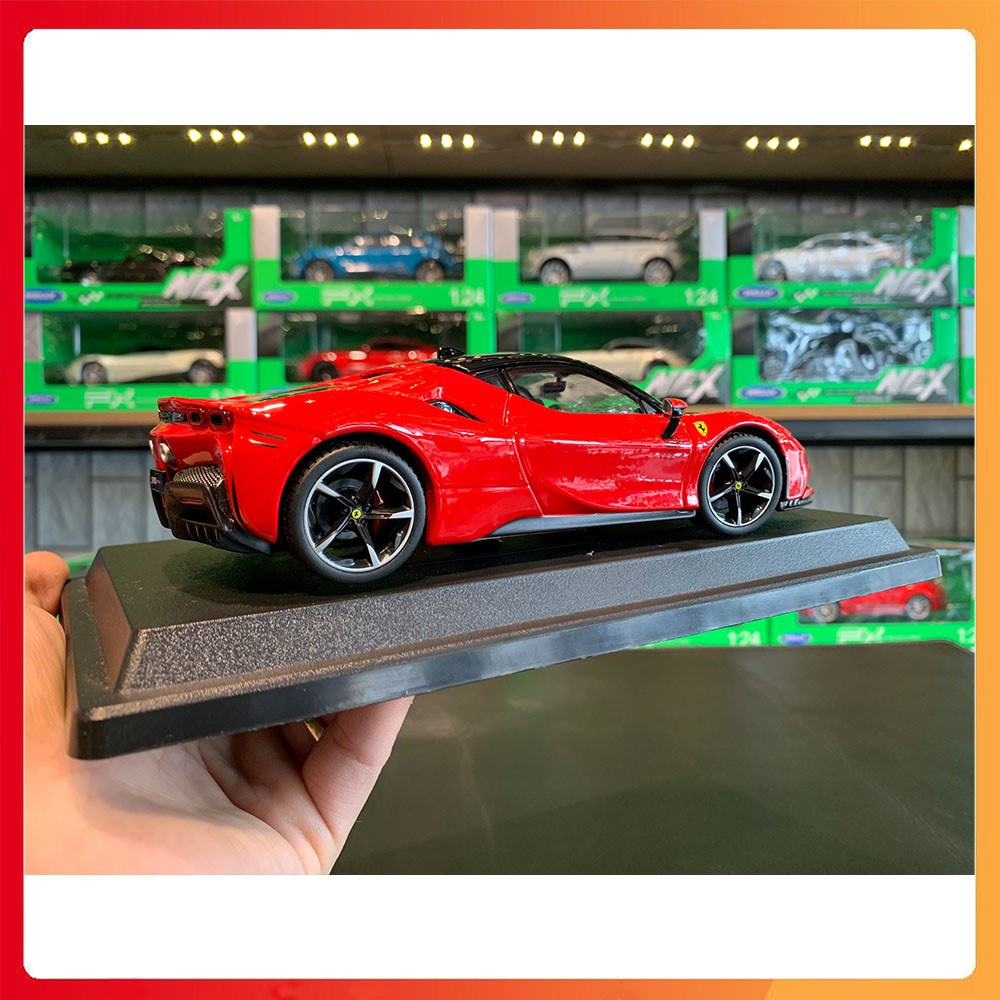 Mô hình xe Ferrari SF90 Stralade tỉ lệ 1:24 Bburago bản full