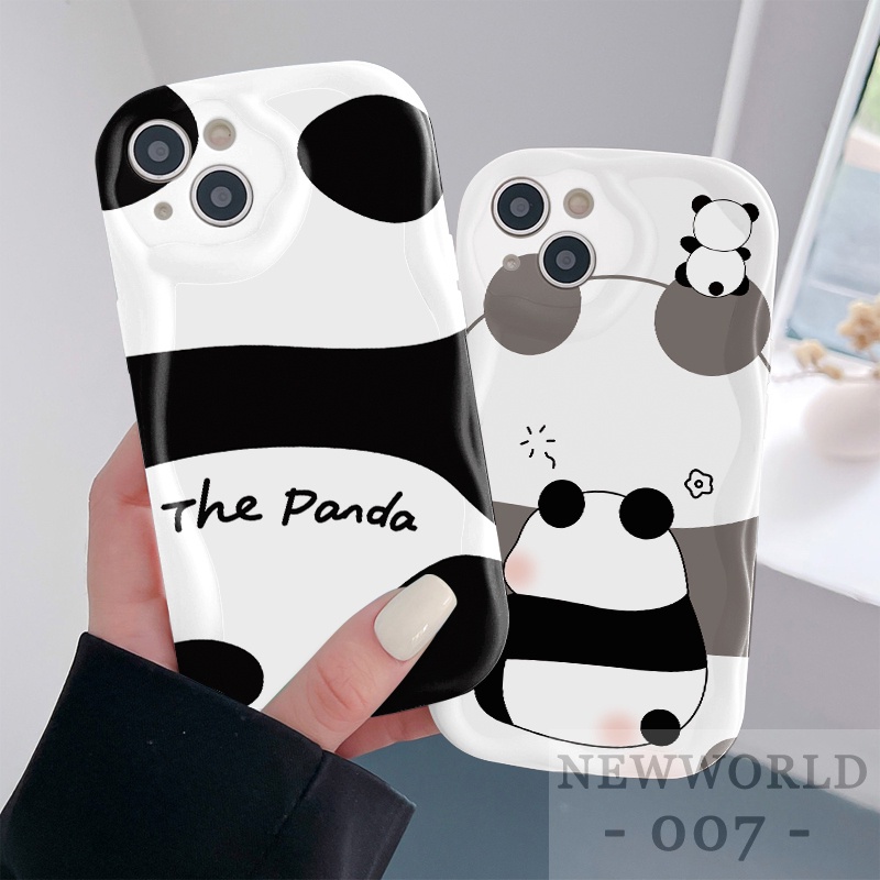 Ốp Điện Thoại Họa Tiết Gấu Trúc Hoạt Hình Dễ Thương Cho iphone 14 13 12 11 pro x xs max 6 6s 7 8 plus ny71