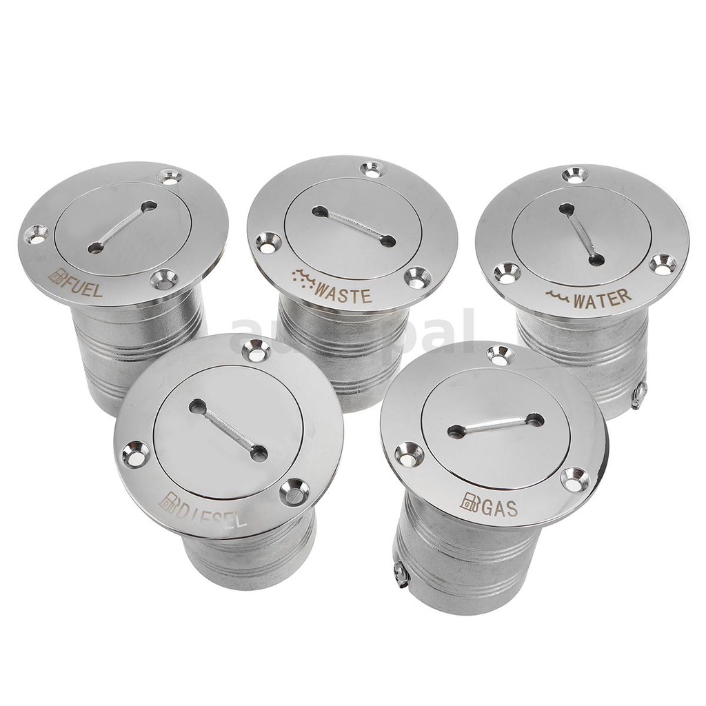 Nắp Đậy Bình Nhiên Liệu 1.5 inch / 2 inch Bằng Thép Không Gỉ 316 Cho Tàu Thuyền