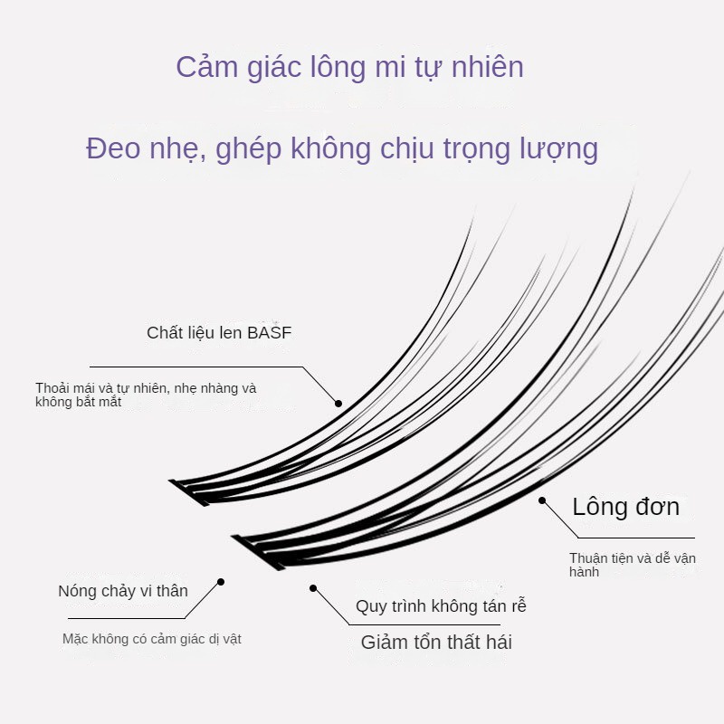 Mi Giả Tách Sợi, Kiểu Dáng Anime, Mi Trùm Thích Hợp Cho Các Bạn Thích MaKeup Phong Cách Anime