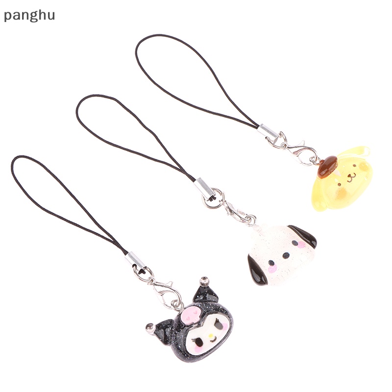 Dây Đeo Điện Thoại / Móc Khóa Hình Hoạt Hình kuromi melody Dễ Thương