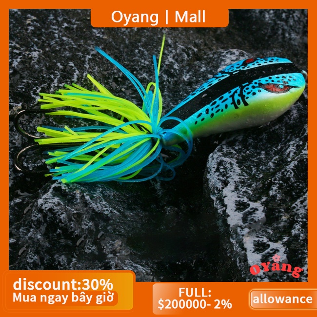 Mồi Câu Cá Giả Hình Ếch Sấm Sét Cứng 9g 5.5cm