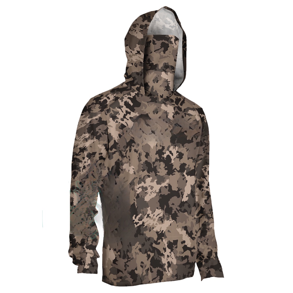 Áo Thun Câu Cá Tay Dài Chống Tia uv Có Mũ Trùm Đầu upf 50 + Thời Trang Mùa Hè Cho Nam